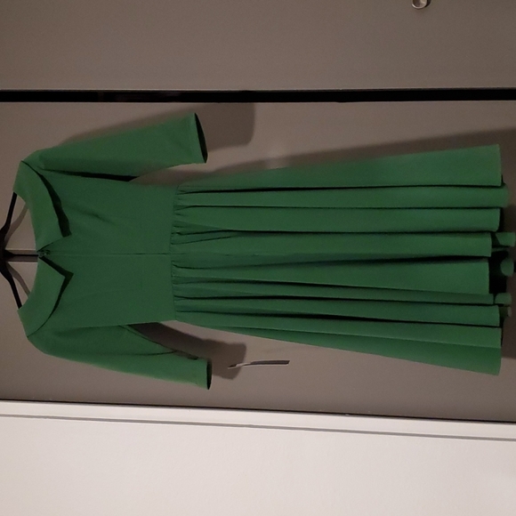 NWT Stop Staring Green Circle Skirt Dress size S - Picture 2 of 3